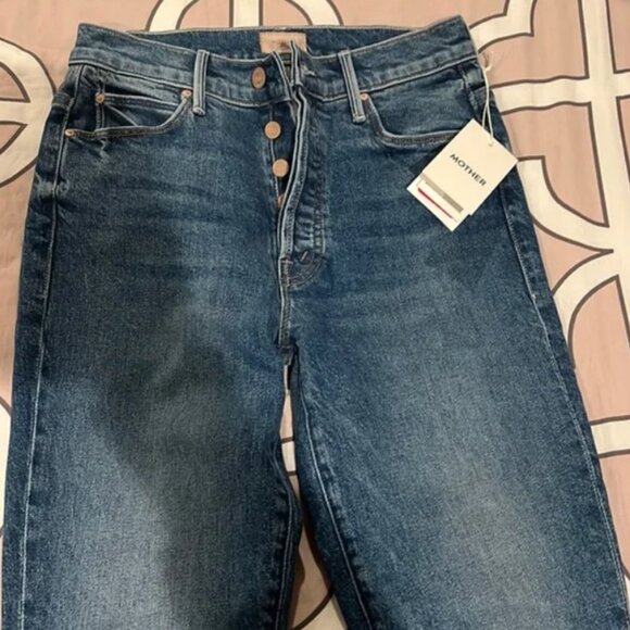 MOTHER DENIM The Stunner Ankle Fray Crate Digger 26 HARDLY WORN! $258 - Picture 2 of 15